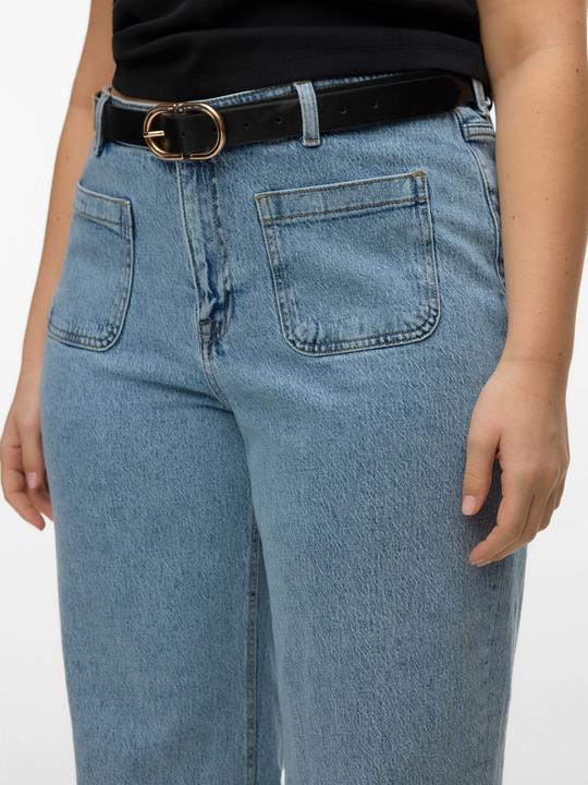 Actual product image Vero Moda VMCTESSA Hohe Taille Weiter Beinschnitt Jeans Weit geschnitten (W48/L32)