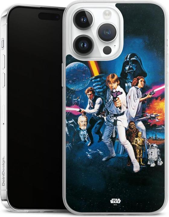 Produktbild DeinDesign Slim Case für Apple iPhone 14 Pro Max Silikon Hülle Ultra Dünn Handyhülle Star Wars Episode IV (Apple iPhone 14 Pro Max)