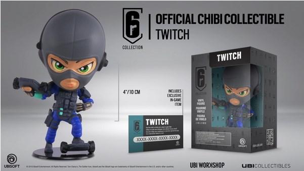 Actual product image Ubisoft Six Collection - Series 3: Twitch figure