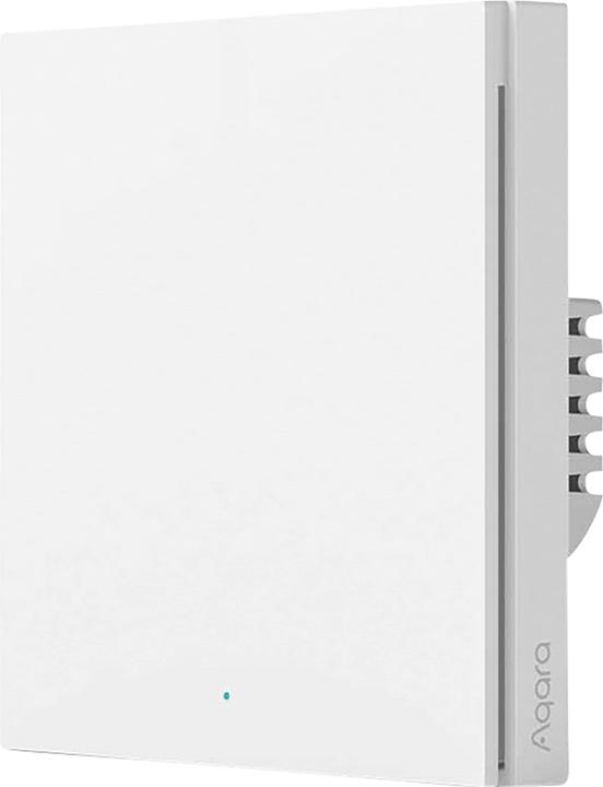 Actual product image Aqara Smart Wall Switch H1 White With Neutral, Single Rocker (Zigbee)