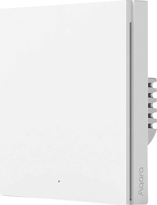 Produktbild Aqara Smart Wall Switch H1 Weiss With Neutral, Single Rocker (Zigbee)