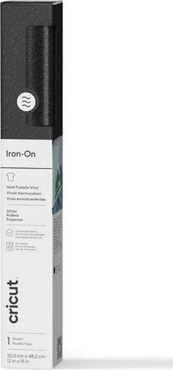 Produktbild Cricut Glitter Iron-On 30x48cm (Black)