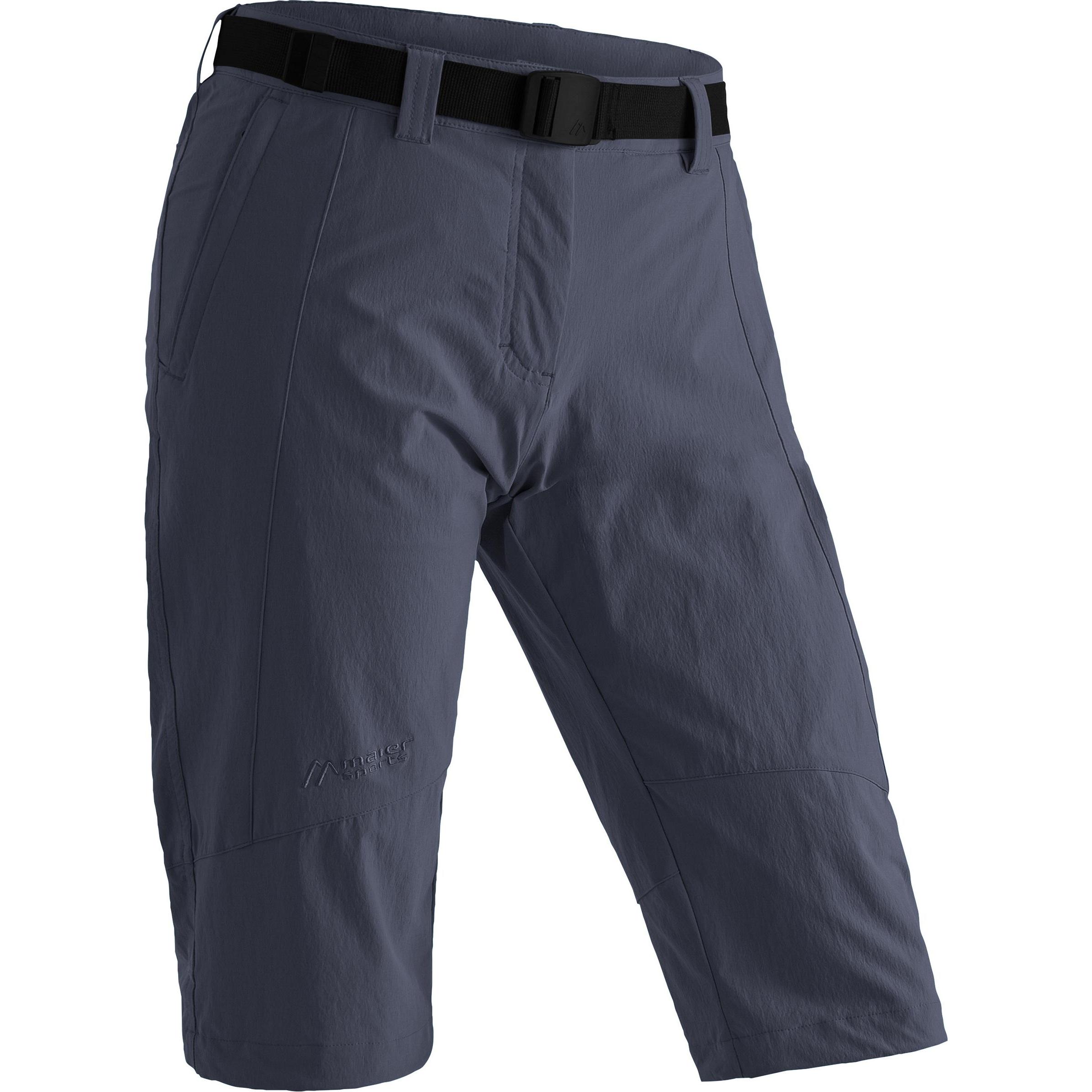 Maier Sports, Damen, Outdoorhose, Kluane Capri (46), Grau, 46