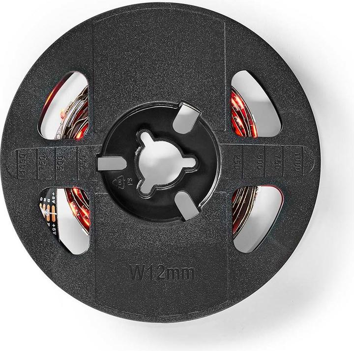 Immagine prodotto Nedis Striscia LED SmartLife | Bluetooth | RGB / bianco caldo | SMD | 2,00 m | IP20 | 2700 K | 380 lm | (Bianco caldo, 200 cm, Interno)