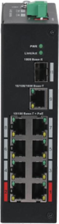 Actual product image Dahua INDUSTRIE-SCHALTER PFS3110-8ET-96-V2 (9 Ports)