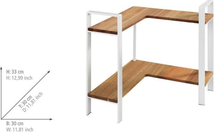 Produktbild Wenko Küchen-Eckregal Louisa (30 x 30 x 33 cm)