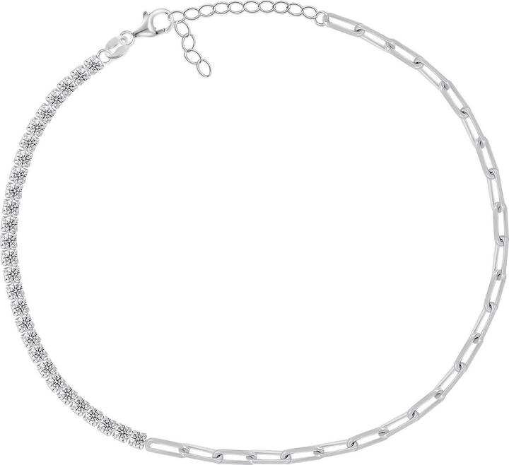 Produktbild Brilio Silver - Sparkling silver bracelet with zircons BRC68W