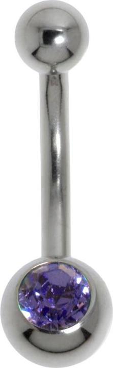 Image du produit Bijouteria Piercing nombril (Cristallin, Acier chirurgical 316L)