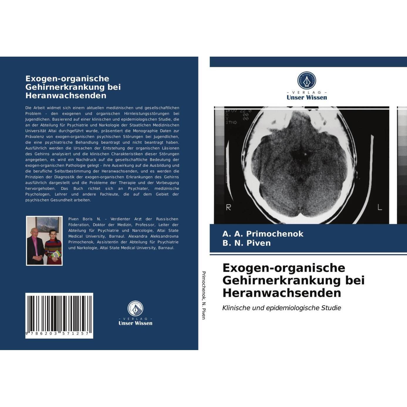 Exogen-organische Gehirnerkrankung bei Heranwachsenden, Fachbücher von .  . Primochenok, B. N. Piven