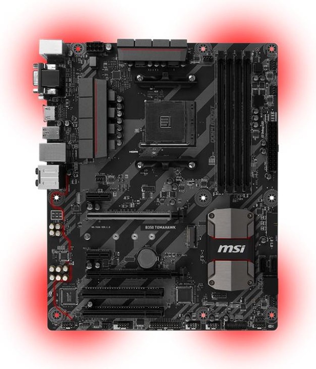 Image du produit MSI B350 Tomahawk (AM4, AMD B350, ATX)