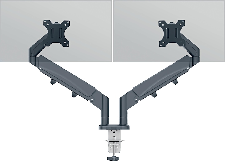 Leitz Ergo Platzsparender Dual Monitorarm (Tisch, 32")
