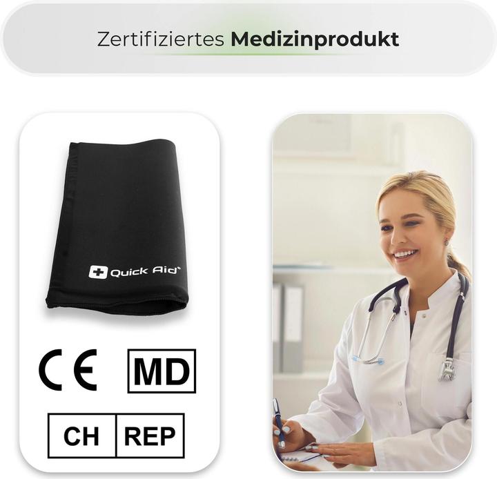 Produktbild Quick Aid Knie oder Ellenbogen Kompresse - Grösse M (1x)