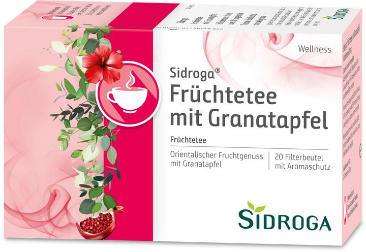 Produktbild Sidroga Früchte mit Granatapfel Tee Beutel Btl (40 g)