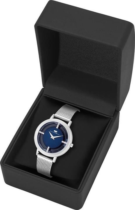 Immagine prodotto Orologio al quarzo da donna Lucrezia in acciaio inox argento - 33682 (Orologio da polso analogico, 36 mm)