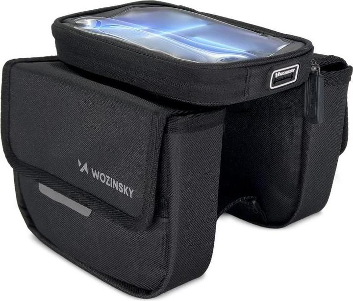 Image du produit iLike frame bike bag bicycle pannier waterproof phone case 1.5l (1.50 l, Sacoche de cadre)