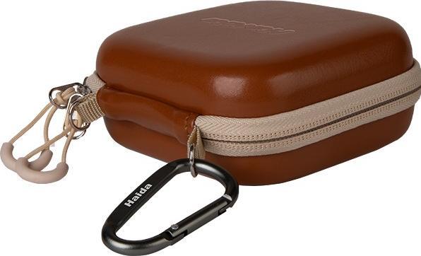 Haida Schraubfilter Transportasche bis 82mm bis 5 Filter Braun (Sac filtrant, 82 mm)