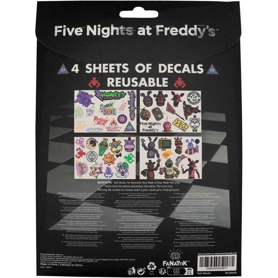 Fanattik, Sticker, Five Nights at Freddy's Tech Sticker Pack