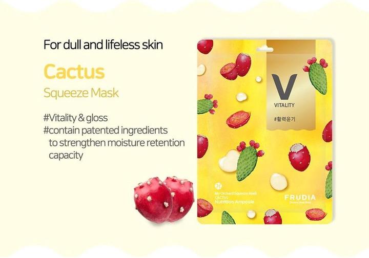 Actual product image Frudia My Orchard Squeeze Mask Cactus (20 ml)