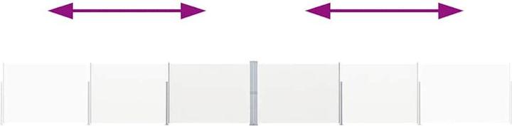 Produktbild vidaXL Seitenmarkise (12 m)