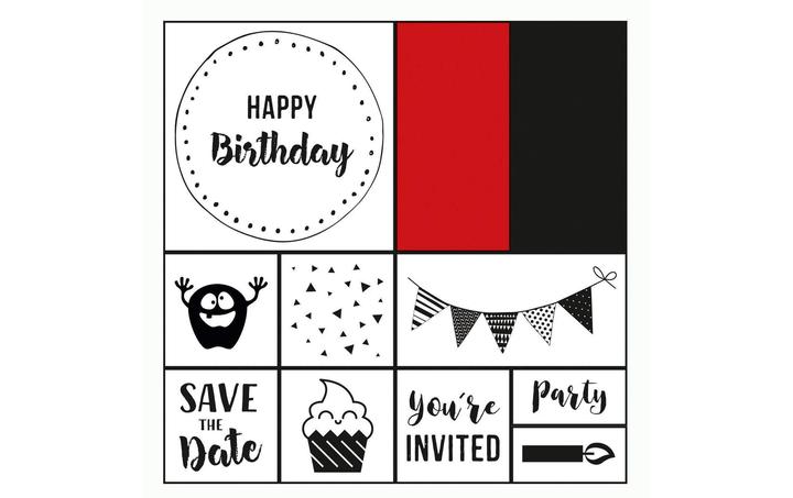 Produktbild Folia Satz Briefmarken Alles Gute zum Geburtstag