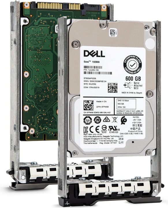 Actual product image Dell HD 600GB, SAS 12Gbps 15krpm (0.60 TB, 2.5")