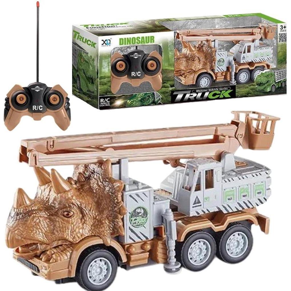 Maksik R/C-Dinosaurier-Truck mit Kran und Korb