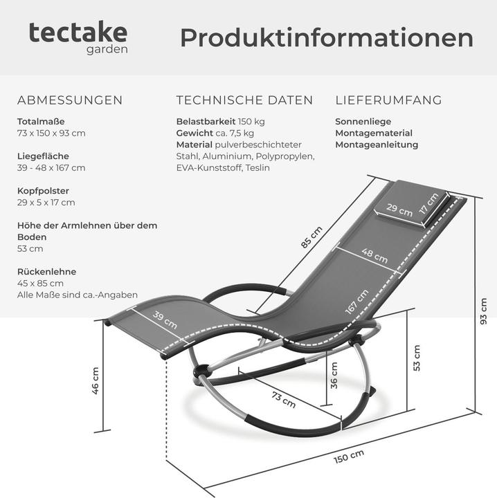 Produktbild tectake Paulina (150 cm)