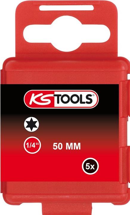 Produktbild KS Tools 1/4" Bit, Länge 50 mm (Innensechsrund TX)