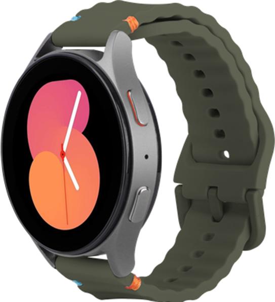 Just in Case ActiveFlex Strap - Galaxy Watch 20mm - Khaki (20 mm, Silikon)