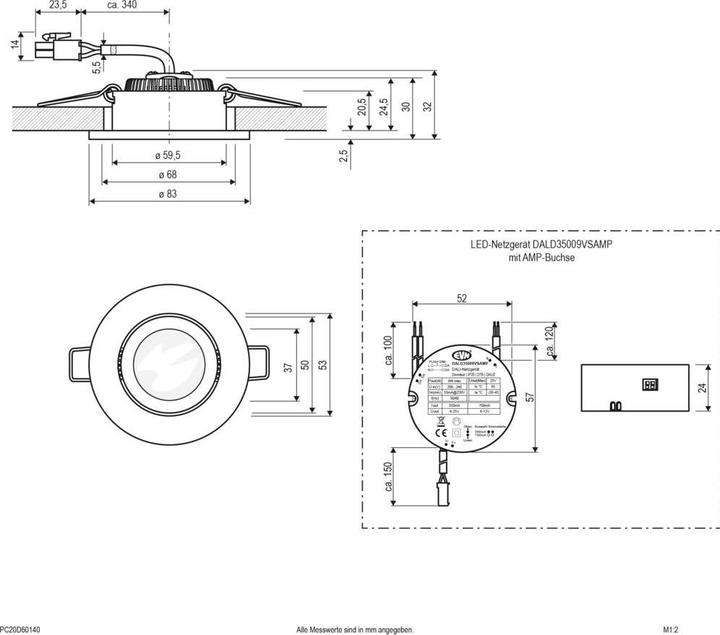 Produktbild EVN LED-Deckenleuchte (683 lm)