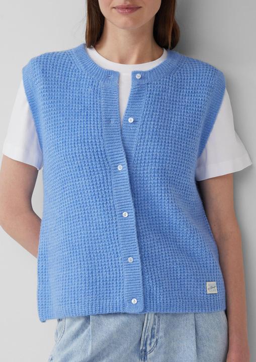 Produktbild s.Oliver Strickjacke Strickweste aus Alpakamix (40)