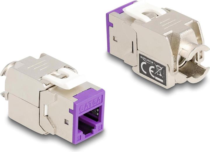 Actual product image Delock Keystone module RJ45 socket to LSA Cat.6A (Keystone module)
