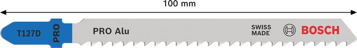 Image du produit Bosch Professional Zubehör PRO Alu T127D Stichsägeblatt