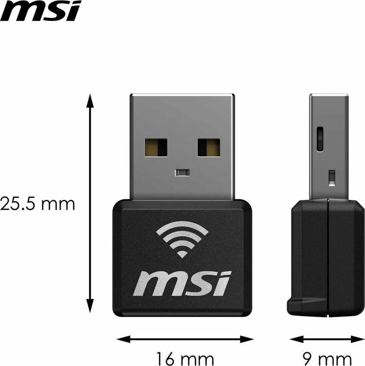 Produktbild MSI AX 1800 Nano (USB 2.0)