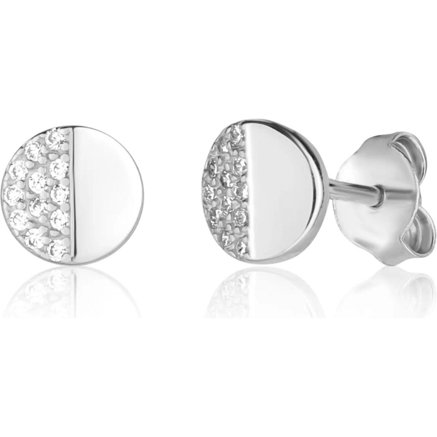 JVD, Orecchini, - Charming silver stud earrings SVLE1171XH2BIPS, (Argento)