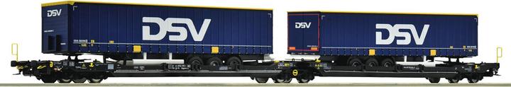 Roco H0 Ro Doppeltaschen-Gelenkwagen T3000e (Spur H0)