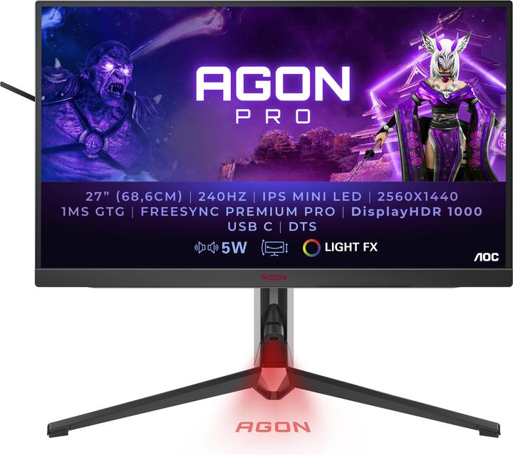 Actual product image AOC Agon Pro AG274QZM (2560 x 1440 pixels, 27")