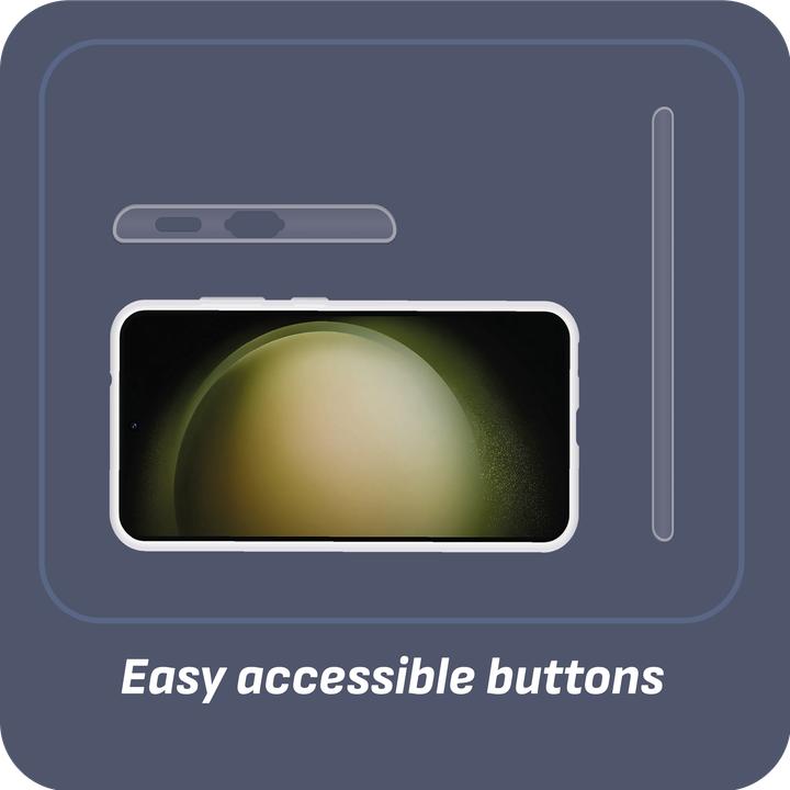 Produktbild Cazy Silikon Hülle Kompatibel mit Samsung Galaxy S23 - Soft TPU Schutz - Transparant (Samsung Galaxy S23)