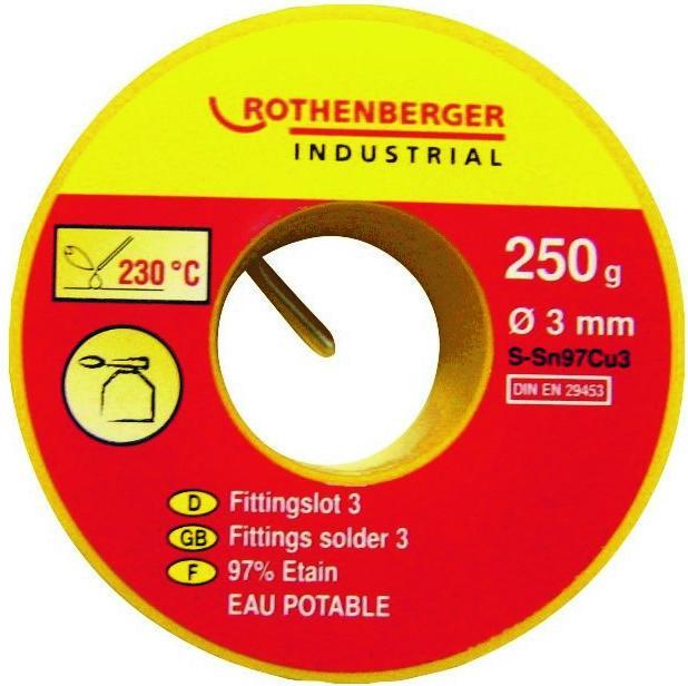 Rothenberger Industrial Set Elettronica Senza Piombo – Salmiak, Treccia Dissaldante E Lega Saldante