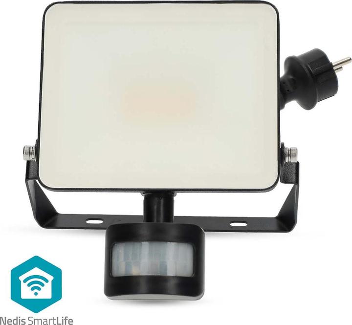 Actual product image Nedis Smartlife-Aussenleuchte | Bewegungssensor | 1620 lm | Wi-Fi | 20 W | Warm bis kühlen weiss | 300 (1620 lm, IP44)