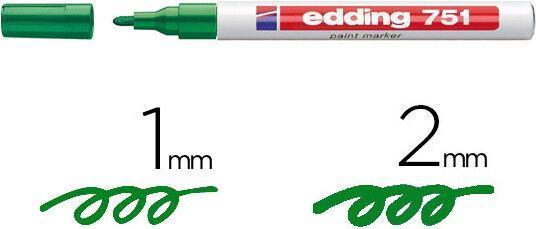 Produktbild Edding Lackmarker 1 mm, 2 mm/Pack (10x)