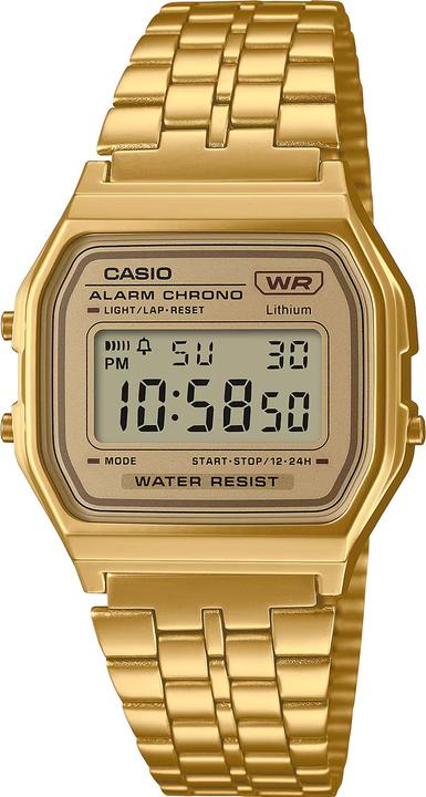 Actual product image Casio Retro Vintage - A158WETG-9AEF (Digital watch, 34 mm)