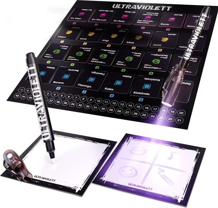 Actual product image Kampfhummel Ultraviolett - Das abgefahrene Zeichenspiel (German)
