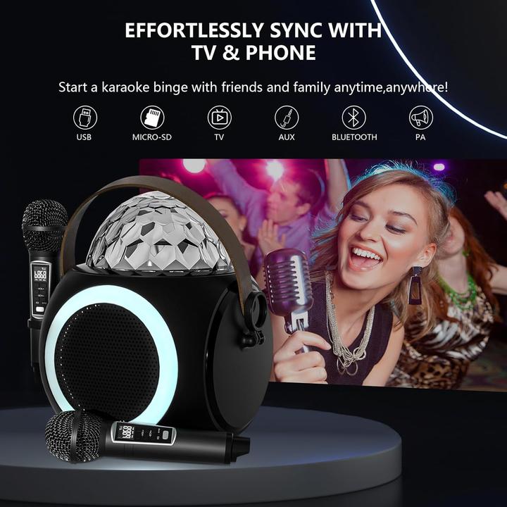 Actual product image Rubehoow Karaoke machine