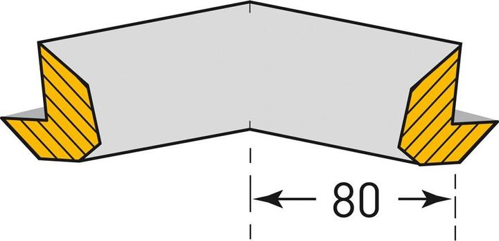 Image du produit Moravia Protection d'angle TRAPEZ Angle intérieur 2 côtés