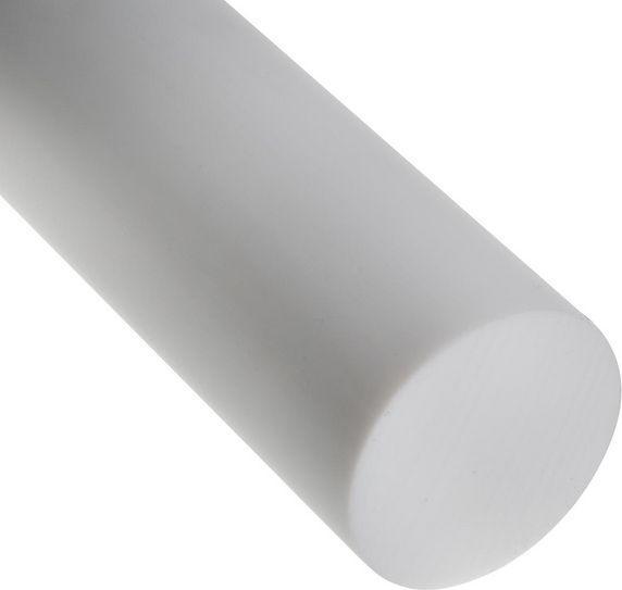 Actual product image RS PRO PTFE plastic rod stock,500mm L 50mm dia