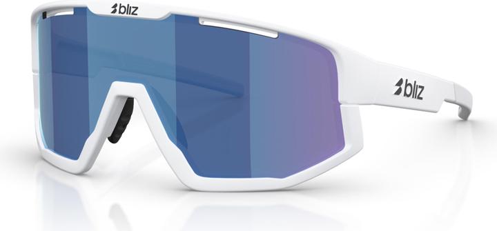 Actual product image Bliz Fusion (matt white, Ice Blue Multicolour, Smoke)