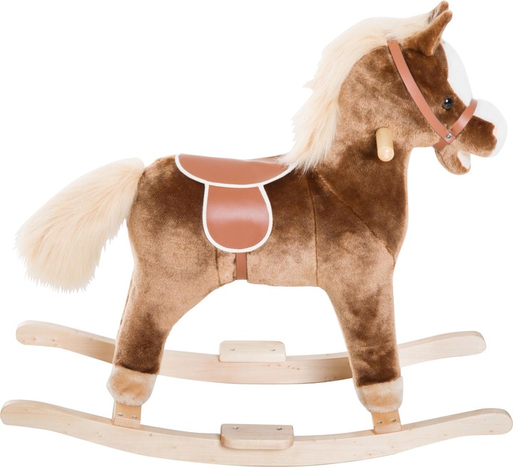 Immagine prodotto Homcom Cavallo a dondolo di peluche per bambini