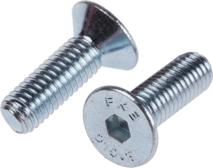 Produktbild RS PRO Schrauben Senkkopf Innensechskant M5x16mm