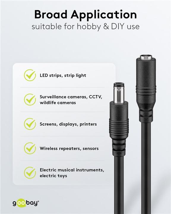 Produktbild Goobay Verlängerungskabel (3 m)